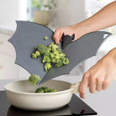 Batty Foldable Plastic Cutting Board Gray