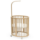 Sleepi Mini Bassinet with Mattress - Natural Wood