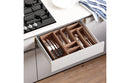 10-Piece Acacia Wood Pantry Storage Organizer Box Set