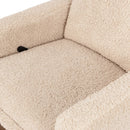 Cali Flange Recliner and Swivel Glider - Chai Shearling