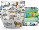 5 Pack - Reusable Cloth Diapers One Size