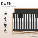 Owen 5-in-1 Convertible Crib - Matte Black