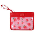 Leatherette Snack Pouch Sack 2pk - Strawberries