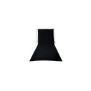 Westcott 138 9 x 20' Wrinkle-Resistant Cotton Backdrop (Rich Black)