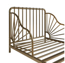 Quinn Whimsical Metal Toddler Bed - Gold