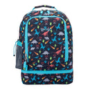 2-in-1 17" Backpack & Insulated Lunch Bag - Dino