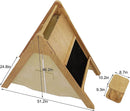 Oak - Wood Learning Tent and Climber With Desk and Chair