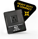 ELC 300 Watt Voltage Converter Transformer Heavy Duty Compact - Step Down - 220/240 to 110/120 Volt - Light Weight - Travel - For Hair Straightener, Toothbrush, TVs, Laptops, Chargers