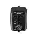 All-in-One Travel Adapter with USB Ports - Black