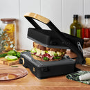 2-in-1 Panini Press & Grill - Black Sesame