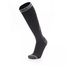 Hockey Men Thin Fit Athletic Skate Socks 2pc - Black XS