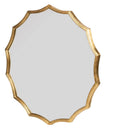 Round Sunburst Wall Mirror With, Wall Decor Mirror for Entryway Bedroom Living Room - Gold