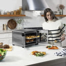 Digital French Door 6-Slice Air Fryer Oven - Stainless Steel