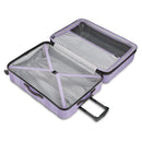 Checkered Hardside Carry On Spinner Suitcase - Soft Lilac