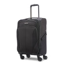 Softside Carry On Spinner Suitcase - Black
