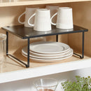 Metal Stacking Shelf - Black