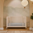 Convertible 9-in-1 Crib with Bassinet & Toddler Bed Kit - Washed Natural