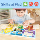 Natural Wood Latches Activity Board for Kids