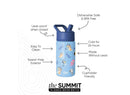 Summit Water Bottle with Straw Lid - Light Blue