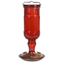 Perky-Pet Hummingbird 24 oz Copper/Glass Antique Bottle Nectar Bird Feeder 4 ports, Pack of 2