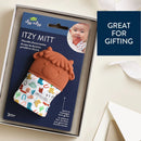 Itzy Ritzy Teething Mitt - Cow: Silicone, Baby Teether, 1 Piece