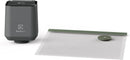 Handheld Rechargeable Food Sealer and Vacuum Pump with Reusable Sealer Bags (10), Small, Gray