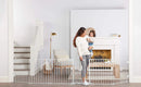 2-in-1 Super Wide Adjustable Baby Safety Gate & Play Yard - White