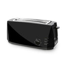 4 Slice Long Slot Toaster with Extra Wide Slots - Black
