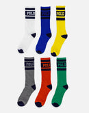 Polo Ralph Lauren Polo Bright Logo Quarter 6-Pack Crew Socks