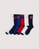 Polo Ralph Lauren P-Wing Crew Socks 6-Pack