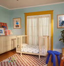 Pogo 8-in-1 Convertible Crib w/All-Stages Conversion Kits in Blonde