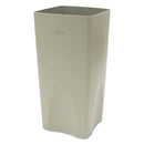 Rubbermaid Plaza Waste Container Rigid Liner, Square, Plastic, 19 Gal, Beige - RCP356300BGCT