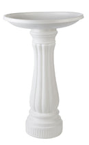Union Products White Plastic 25 in. Bird Bath, Pack of 6