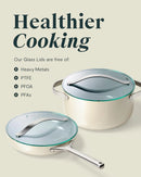 Glass Lid - 10.5" - Silver
