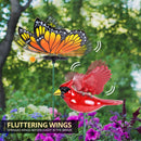 Exhart WindyWings Assorted Plastic 16 in. H X 4 in. W Planter Stake, Pack of 24