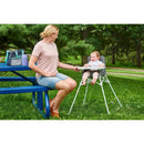 Portable High Chair with Tray - Gray