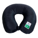 Recycled Travel Neck Pillow - Jet Black