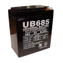 Universal Power Group UB685 8.5 Ah 6 V Lead Acid Battery, Pack of 2