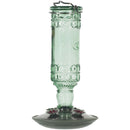 Perky-Pet Hummingbird 10 oz Glass/Metal Antique Bottle Nectar Bird Feeder 4 ports, Pack of 2