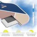 Pickleball Paddle Set - Blue/Tan