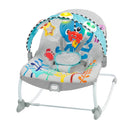 Baby Einstein Ocean Explorers Kick to It Opus Musical Infant to Toddler Rocker, Baby Chair, Baby-Activated Music and Lights, Ages 0-30 Months Opus Rocker