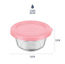 Ello Everyday 4pk 2c Round Food Storage Container Set