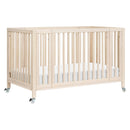 Convertible 9-in-1 Crib with Bassinet & Toddler Bed Kit - Washed Natural