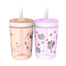 15oz Minnie Mouse Tumbler Set - Pink/Orange