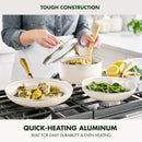 12-Piece Aluminum Ceramic Nonstick Cookware Set