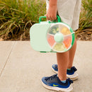Kids' 2-in-1 Bento Style Lunchbox - Sage Green