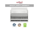 Harper 4-in-1 Convertible Crib - Snow White