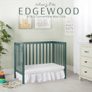 Edgewood 4-in-1 Convertible Mini Crib - Olive