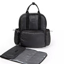 Diaper Bag Backpack with Portable Changing Pad Water Resistant Shell - Black