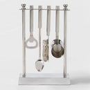 5pc Stainless Steel Bar Tool Set with Stand and Storage Case